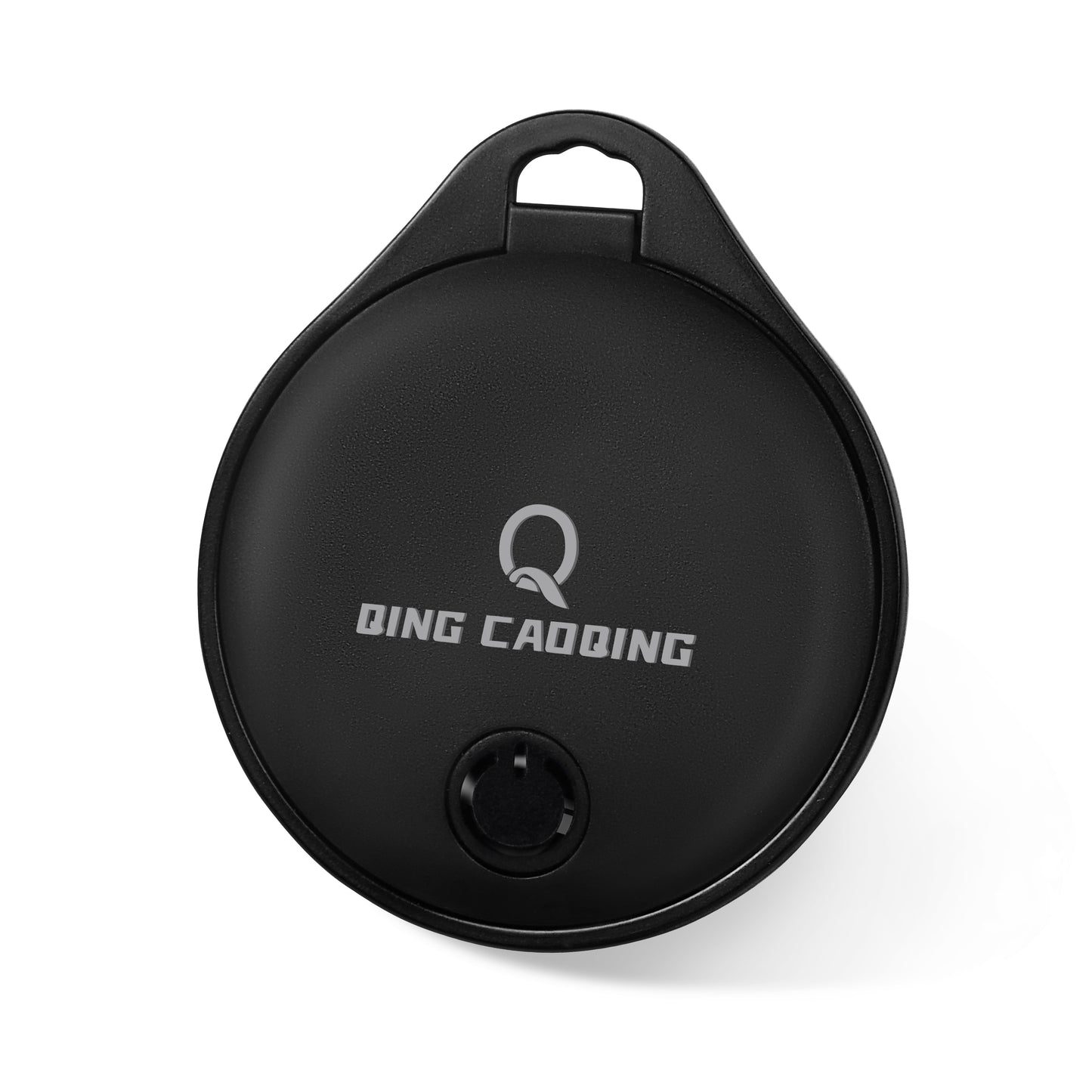 QING CAOQING AirTag 1 Pack with Find My App(iOS ONLY)-Black