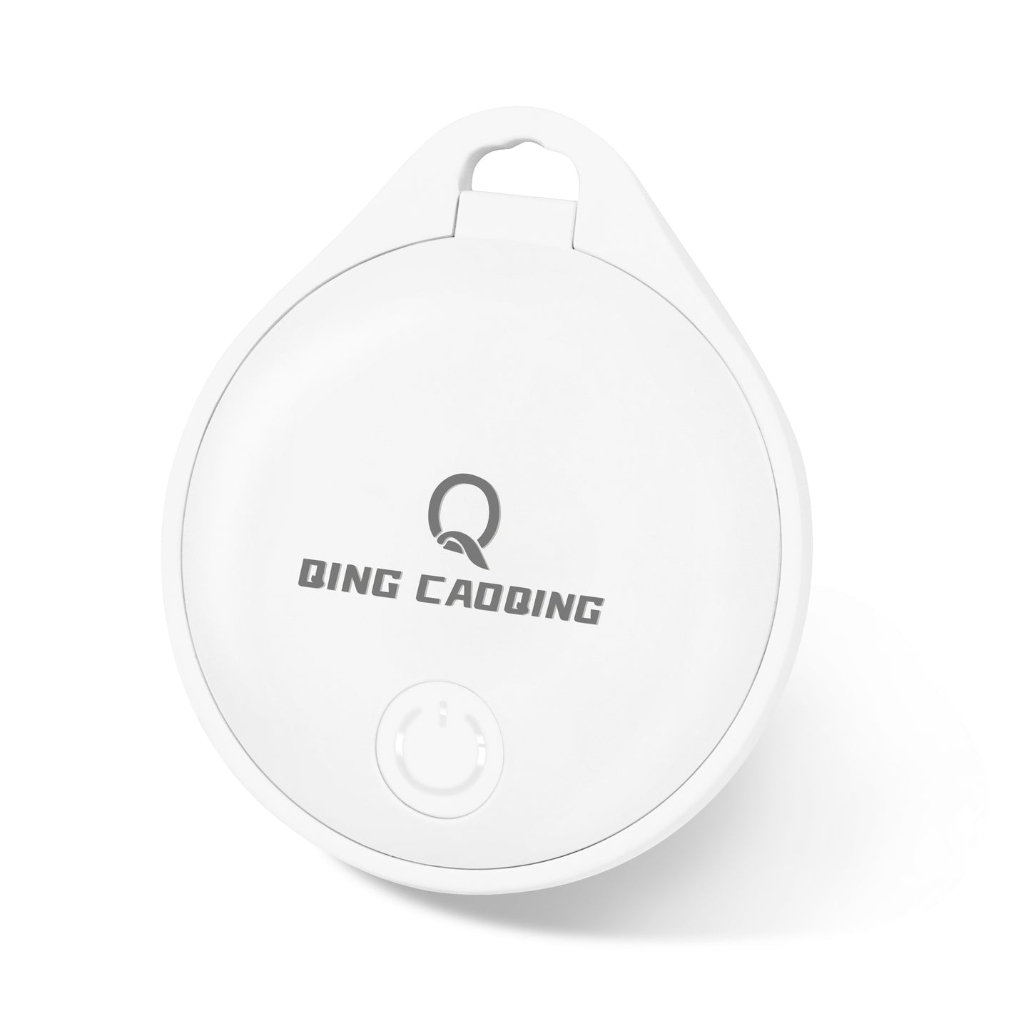 QING CAOQING AirTag 1 Pack with Find My App(iOS ONLY)-White