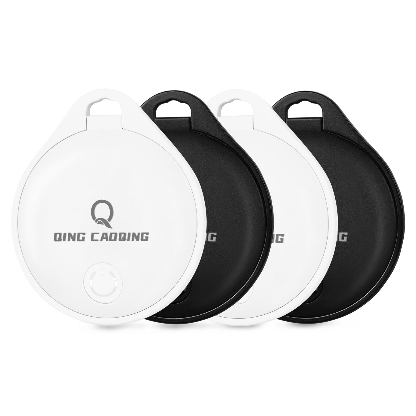 QING CAOQING Air Tags 4 Pack with Find My App(iOS ONLY)